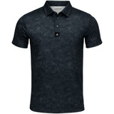 Black Marsh Duck Camo Golf Polo
