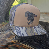 Roosted Gobbler Bottomland Tan Snapback Hat