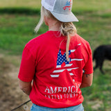 Patriotic Antler Tee