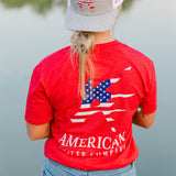Patriotic Antler Tee