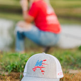 America Antler Snapback Hat