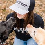 American Antler Logo Snapback Hat