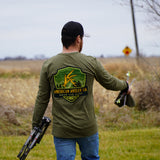 Wear The Hunt Badge Long Sleeve Tee