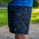 Black Marsh Duck Camo Athletic Short