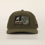 Performance Antler Flag Snapback Hat