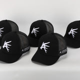 Black Antler Symbol Snapback Hat