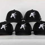 Black Antler Symbol Snapback Hat