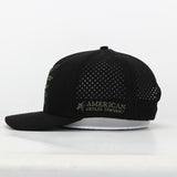 American Antler BLACK Stars and Bars Performance Snapback Hat