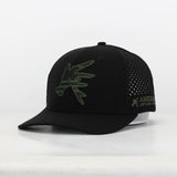 American Antler BLACK Stars and Bars Performance Snapback Hat