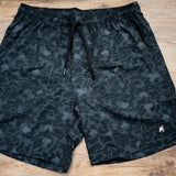 Black Marsh Duck Camo Athletic Short