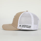 Tan Antler Symbol Snapback Hat
