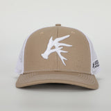 Tan Antler Symbol Snapback Hat