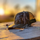 Mossy Oak Bottomland American Antler Symbol Snapback