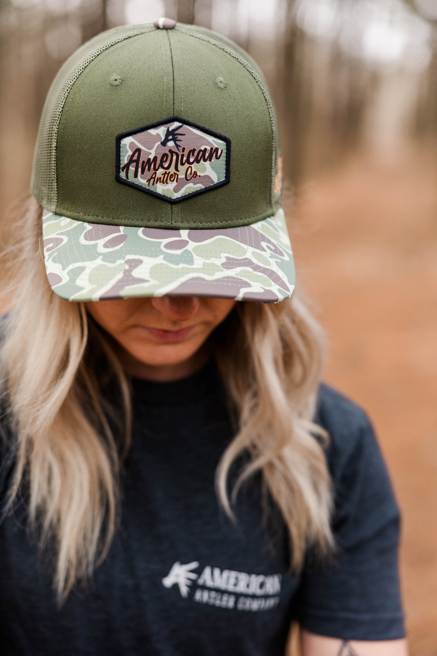 Old skool camo patch snapback.